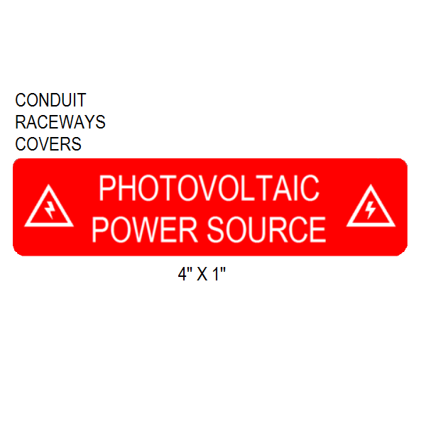 Label 9 Photovoltaic Power Source